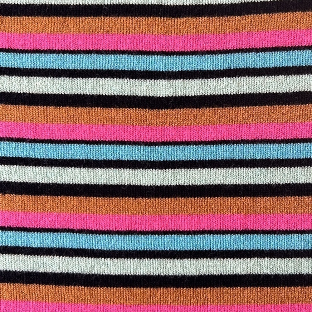Wild Fable Multi Color Stripe Jacquard Knit Sweater Bodycon Mini Skirt NWT - Picture 4 of 10